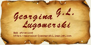 Georgina Lugomerski vizit kartica